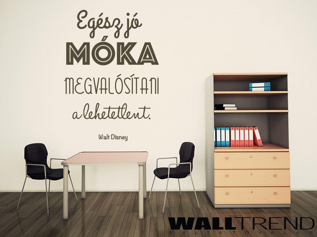 W 0638 walt disney inspirációs idézet faltetoválás walltrend ...